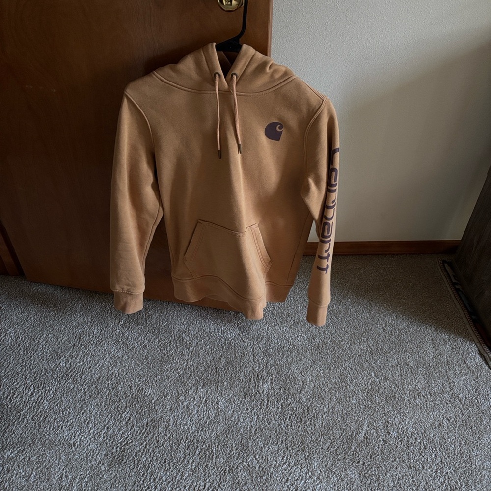 Carhartt Women’s Mustard Yellow Relaxed Fit Hoodie